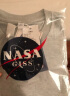 NASA GISS重磅260g纯棉短袖t恤男纯色圆领厚实不透纯白打底衫男女体恤上衣 麻灰 2XL体重170-190斤 实拍图