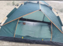 北极狼全自动帐篷户外 3-4人 野营双层伸缩自动速开防雨沙滩帐篷 绿色 实拍图