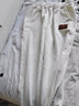 范哲莎女士秋冬休閑褲加絨加厚褲子女秋冬新款顯瘦束腳衛褲潮 白色 厚款 XL 【115-130斤】 曬單實(shí)拍圖