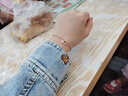 中國(guó)黃金（CHINA GOLD）四葉草18K金手鏈女鉆石玫瑰金手環(huán)七夕情人節(jié)禮物送女友老婆結(jié)婚 18k心語(yǔ)四葉草手鏈-鉆石/京速達(dá) 曬單實(shí)拍圖