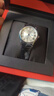 天梭（TISSOT）【七夕節(jié)禮物】手表 新款卡森臻我系列1853時(shí)尚商務(wù)石英情侶對(duì)表 白盤(pán)皮帶 曬單實(shí)拍圖