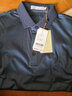 金利來(lái)【含桑蠶絲】春夏季T恤休閑翻領(lǐng)商務(wù)短袖polo男 雅深藍-55 S 曬單實(shí)拍圖