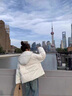 艾珠兒（Aizhuer）小個(gè)子棉服女冬季2025年韓系設計感羽絨棉衣短款棉襖外套秋冬款女 米白色 M 曬單實(shí)拍圖