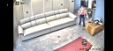 摩天（Motian） 沙发 真皮沙发客厅整装沙发实木沙发组合办公皮艺沙发家具 直排4人位[3.49米] 升级版【松木框架+意大利纳帕牛皮】 实拍图