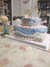 曼恒雙層白雪愛(ài)莎公主生日蛋糕現做同城配送新鮮水果當天送兒童女孩 A款艾莎蛋糕 10+6英寸(適合6-10人) 曬單實(shí)拍圖