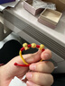 六福珠寶足金硬金吉祥虎頭BB黃金轉(zhuǎn)運(yùn)珠路路通寶寶禮計(jì)價(jià)HIGTBB0002 2.75克(含工費(fèi)640元) 曬單實(shí)拍圖