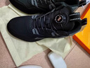 LOUISPRO男鞋輕奢科技旋轉紐扣休閑鞋子男時(shí)尚潮流運動(dòng)鞋軟底增高籃球鞋男 黑色 40 標準運動(dòng)鞋碼 曬單實(shí)拍圖