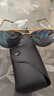 雷朋（RayBan）太陽(yáng)鏡經(jīng)典飛行員款墨鏡男女款眼鏡開車司機(jī)鏡0RB3625禮物 9196G6復(fù)古金鏡框 尺寸62 曬單實(shí)拍圖