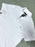 TOMMY HILFIGER【LOGO門襟】夏季男裝商務休閑純色翻領短袖T恤POLO衫34753 白色YBR M （推薦：135-150斤） 曬單實拍圖