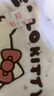 果殼（Gukoo）睡裙冬季HelloKitty聯(lián)名新款波點(diǎn)薄絨女士家居服睡裙D 雅士白睡裙 L 曬單實(shí)拍圖