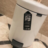 brabantia柏賓士進(jìn)口5L垃圾桶衛(wèi)生間客廳家用廚房臥室高級(jí)帶蓋腳踏式衛(wèi)生桶 清新白【5L】 曬單實(shí)拍圖