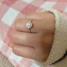 喜鉆鉑金鉆石戒指女人花結(jié)婚鉆戒群鑲結(jié)婚戒指送女友生日禮物 【GIA證書】鉑金共70分G色SI1 曬單實(shí)拍圖