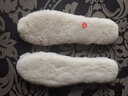 DELIUGG羊毛保暖鞋墊女冬季加絨加厚雪地靴防寒棉鞋墊透氣吸汗鞋墊 白色 37 曬單實(shí)拍圖