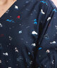 諾帝卡（NAUTICA）【商場同款】女裝春夏新款萊賽爾親膚透氣休閑連衣裙女41DO04 藏青色4NV M 曬單實拍圖