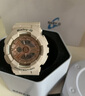 卡西歐（CASIO）手表女BABY-G時(shí)尚防水防震學(xué)生運動(dòng)雙顯石英電子日韓表送女友禮物 BA-110XCP-4A淡雅裸粉 店鋪爆款 曬單實(shí)拍圖