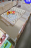 Jolly Baby兒童游戲圍欄地上客廳嬰兒防護欄室內(nèi)家用寶寶爬行學(xué)步安全木柵欄 新西蘭松150*200【白色扣帶門】 曬單實拍圖