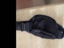 HK斜挎包男士单肩包胸包腰包运动手机包潮流小号胸前包休闲学生 黑色（贴身款） 实拍图