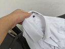 雅鹿【抗皺易打理】短袖襯衫男士薄款襯衫工裝襯衣商務(wù)正裝職業(yè)男裝 曬單實(shí)拍圖