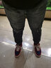 嘉瑞泰男士高端牛仔褲男寬松春秋款休閑彈力春季復古大碼哈倫褲子男 藍色 42 （體重210-230斤） 曬單實(shí)拍圖