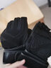 LAC健身手套 耐磨防滑 运动手套 骑行手套加长护腕 改进版 黑色XL码 实拍图