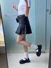 鉑吶苓安全褲打底褲 冰絲防走光女士超薄春夏季秋冰絲無(wú)痕保險褲短褲 冰絲花邊安全褲【白】 1條 M（適合60斤-80斤） 曬單實(shí)拍圖