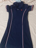 U.S. POLO ASSN.US保羅polo裙2023夏季新款休閑翻領(lǐng)運(yùn)動(dòng)少女修身顯瘦a字T恤裙子 深藏青 L 165/88A 曬單實(shí)拍圖