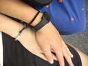 禾昔（HEXI）竹定今生情侶手鏈銀手工編織手繩一對送女男友生日情人節七夕禮物 情侶手鏈一對 曬單實(shí)拍圖