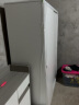 骏德 衣柜推拉门 简易木质柜子衣橱简约推拉门衣柜 木 暖白色（加厚板材） B款长140cm 实拍图