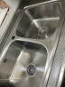 欧琳（OULIN）厨房水槽双槽304不锈钢洗菜盆加厚款大双槽+龙头套餐9813A 晒单实拍图