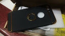 戴為 Apple iPhone7/7plus手機殼保護套支架創(chuàng  )意防摔外殼磨砂全包男女款 蘋(píng)果7plus(A1661)-5.5英寸-黑色 曬單實(shí)拍圖