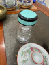 希诺（HEENOOR）双层玻璃杯女清新花茶水杯小巧便携家用过滤茶水分离泡茶杯子 翡翠蓝 200ml 实拍图