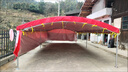 MLHJ酒席帳篷加厚款戶(hù)外流動(dòng)宴席酒棚擺攤大排檔遮陽(yáng)雨棚小車(chē)停車(chē)棚 帳篷【紅色】 寬5.8米長(cháng)14米+加厚頂布 曬單實(shí)拍圖