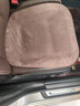 獵賓（LIEBIN）汽車坐墊通用四季前排單片通風(fēng)透氣薄款防滑翻毛皮三件套夏季座套 紳士咖【前排單座】 曬單實(shí)拍圖