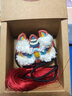 哈尼手工（HoneyDIY）哈尼 醒獅平安符刺繡diy手工小件自繡獅子護身符荷包刺繡 紅醒獅流蘇款 曬單實拍圖