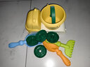 ZOCO兒童軟膠耐摔沙灘桶套裝男女寶寶小鏟挖沙玩雪工具小孩子戲水玩具 軟膠沙灘車(chē)4件套【桶可拆卸】黃 曬單實(shí)拍圖