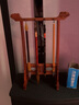 弘梅 簡(jiǎn)約紅木毛筆架 筆掛實(shí)木多功能學(xué)生8針祥云筆掛 文房四寶毛筆筆掛架子 曬單實(shí)拍圖