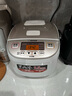 象?。╖O JIRUSHI）電飯煲DRH智能家用多功能微電腦電飯鍋4-6人鍋煮飯鍋電飯鍋微壓 DRH10C-香檳白色（4-6人） 3L 曬單實(shí)拍圖