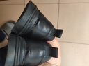卡帝樂(lè )鱷魚(yú)（CARTELO）男士休閑鞋真皮板鞋男百搭小碼男鞋英倫皮鞋男運動(dòng)時(shí)尚商務(wù)鞋透氣 黑色 36 皮鞋碼數 曬單實(shí)拍圖