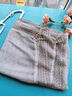 哈美意蕾絲棉麻薄圍巾女春秋夏季親膚絲巾媽媽護頸送禮紗巾圍脖披肩兩用 淺灰 100cm*100cm 曬單實(shí)拍圖