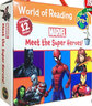 英文原版 漫威英雄12冊盒裝 World of Reading Marvel Meet the Super Heroes Boxed Set: Pre-Level 1迪士尼閱讀世界分級讀物預備級 曬單實(shí)拍圖