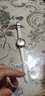 天梭（TISSOT）【官方授權(quán)店】手表 弗拉明戈系列1853皮帶鋼帶石英女表 貝母盤白皮帶T094.210.26.111.01 曬單實拍圖