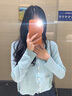 矜持范春秋2025年新款韓版洋氣溫柔風(fēng)針織衫女長(cháng)袖打底毛衣開(kāi)衫短款上衣 藍色 均碼 彈力均碼建議75125斤 曬單實(shí)拍圖