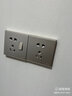 西蒙（SIMON）開關(guān)插座  E6系列香檳金色   86型墻壁家用強電電源開關(guān)電工清單 一開單控開關(guān) 曬單實拍圖