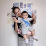 紐貝樂嬰兒腰凳新生兒橫抱式抱娃神器多功能寶寶抱帶夏季小孩腰登 粉豪華款：3D按摩腰墊，腰腹減壓 曬單實拍圖
