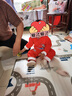 寶寶一歲生日衣服小孩周歲服漢服女童嬰兒抓周禮服小童春秋裝0-1歲夏天衣服一周歲女寶寶唐裝2 鳳凰紅色春秋款(品質(zhì)保證，舒適膚) 90碼(參考年齡6-15個月) 曬單實拍圖