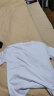 NASA GISS重磅260g纯棉短袖t恤男纯色圆领厚实不透纯白打底衫男女体恤上衣 深蓝色 L体重130-150斤 实拍图
