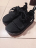 OTZSHOES丑萌低幫帆布鞋男女同款百搭運(yùn)動(dòng)休閑鞋厚底果凍大頭鞋 黑色 38  曬單實(shí)拍圖
