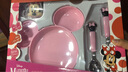 迪士尼（DISNEY）兒童餐具節(jié)日禮盒裝筷勺水杯碗盤餐具套盒輔食不銹鋼碗杯 米妮粉五件套（筷勺叉杯盤） 曬單實拍圖