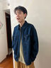 JEEP牛仔襯衫男雙口袋男襯衣2025春季款休閑寬松長(zhǎng)袖百搭外套男上裝 曬單實(shí)拍圖