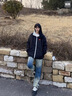 查爾斯桃心雙面穿夾克男春秋雙面穿情侶防風(fēng)外套 黑色 S  曬單實(shí)拍圖